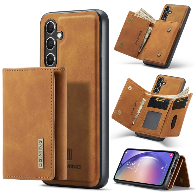 DG.MING M1 Series 3-Fold Multi Card Wallet Phone Case, For Samsung Galaxy A15 5G / A15 4G, For Samsung Galaxy A55 5G, For Samsung Galaxy A35 5G, For Samsung Galaxy S24 Ultra 5G, For Samsung Galaxy S24+ 5G, For Samsung Galaxy S24 5G                     ...