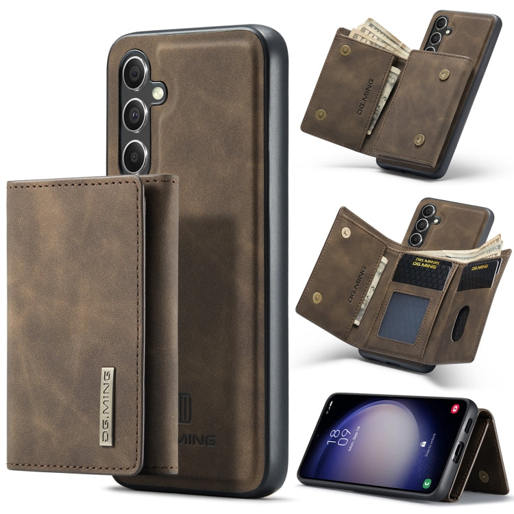 DG.MING M1 Series 3-Fold Multi Card Wallet Phone Case, For Samsung Galaxy A15 5G / A15 4G, For Samsung Galaxy A55 5G, For Samsung Galaxy A35 5G, For Samsung Galaxy S24 Ultra 5G, For Samsung Galaxy S24+ 5G, For Samsung Galaxy S24 5G                     ...