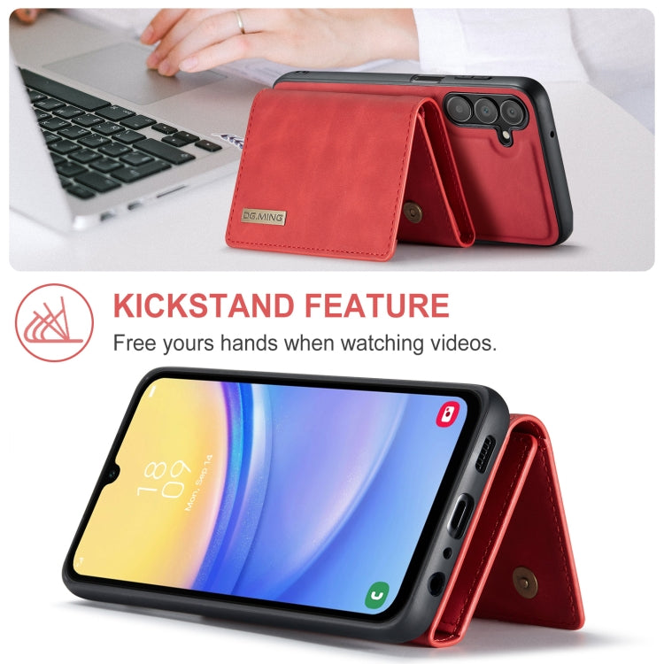 DG.MING M1 Series 3-Fold Multi Card Wallet Phone Case, For Samsung Galaxy A15 5G / A15 4G, For Samsung Galaxy A55 5G, For Samsung Galaxy A35 5G, For Samsung Galaxy S24 Ultra 5G, For Samsung Galaxy S24+ 5G, For Samsung Galaxy S24 5G                     ...