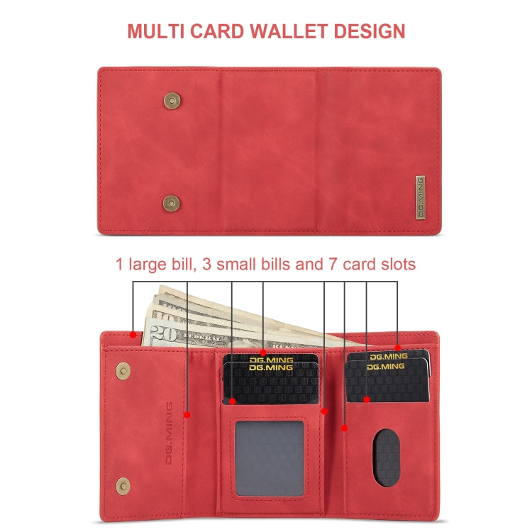 DG.MING M1 Series 3-Fold Multi Card Wallet Phone Case, For Samsung Galaxy A15 5G / A15 4G, For Samsung Galaxy A55 5G, For Samsung Galaxy A35 5G, For Samsung Galaxy S24 Ultra 5G, For Samsung Galaxy S24+ 5G, For Samsung Galaxy S24 5G                     ...