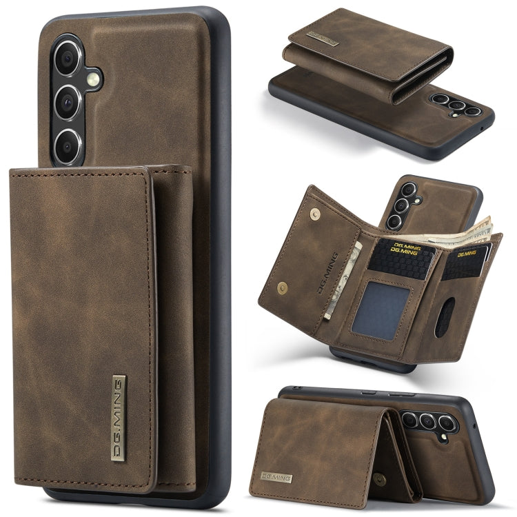 DG.MING M1 Series 3-Fold Multi Card Wallet Phone Case, For Samsung Galaxy A15 5G / A15 4G, For Samsung Galaxy A55 5G, For Samsung Galaxy A35 5G, For Samsung Galaxy S24 Ultra 5G, For Samsung Galaxy S24+ 5G, For Samsung Galaxy S24 5G                     ...