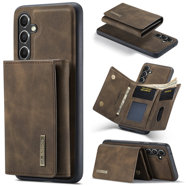 DG.MING M1 Series 3-Fold Multi Card Wallet Phone Case, For Samsung Galaxy A15 5G / A15 4G, For Samsung Galaxy A55 5G, For Samsung Galaxy A35 5G, For Samsung Galaxy S24 Ultra 5G, For Samsung Galaxy S24+ 5G, For Samsung Galaxy S24 5G                     ...