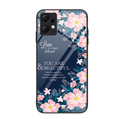 เคสโทรศัพท์แก้วเพ้นท์สีสันสดใส, For Xiaomi Redmi Note 12 4G Global, For Xiaomi Redmi Note 12 Turbo