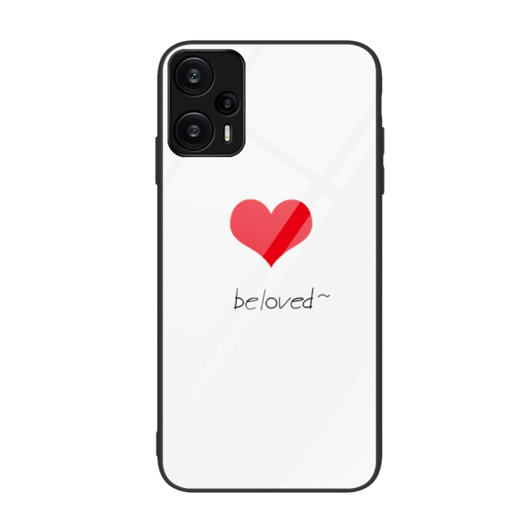 เคสโทรศัพท์แก้วเพ้นท์สีสันสดใส, For Xiaomi Redmi Note 12 4G Global, For Xiaomi Redmi Note 12 Turbo