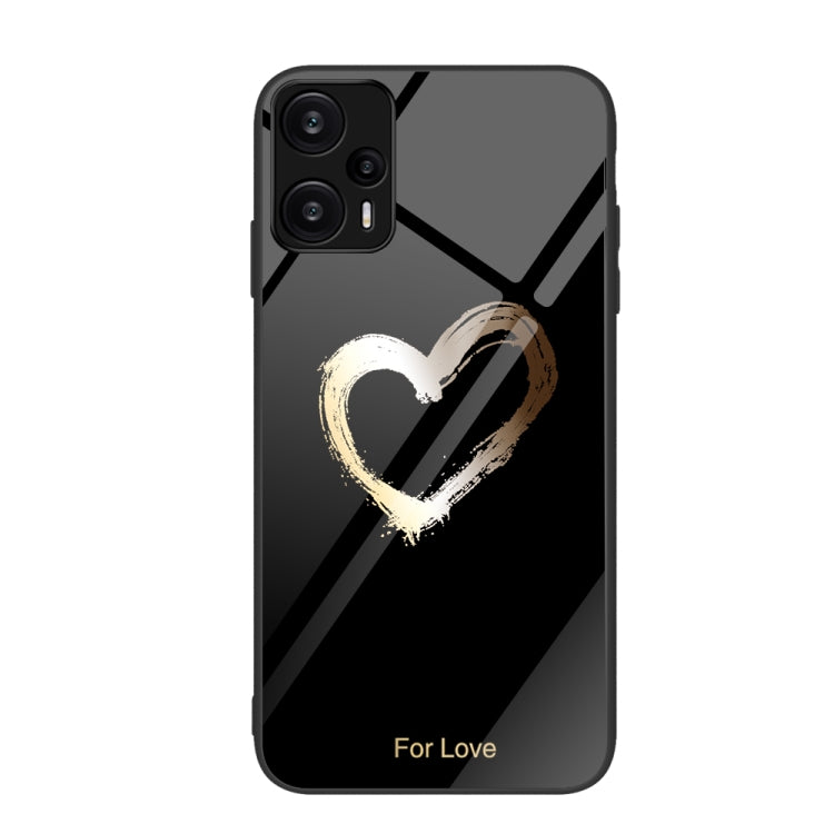 เคสโทรศัพท์แก้วเพ้นท์สีสันสดใส, For Xiaomi Redmi Note 12 4G Global, For Xiaomi Redmi Note 12 Turbo