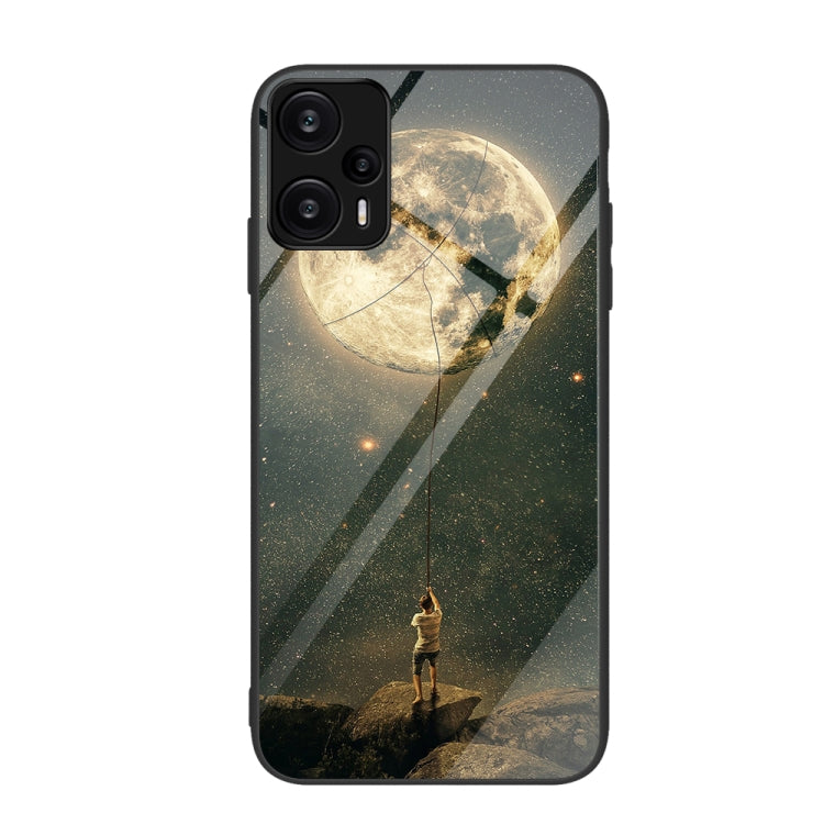 เคสโทรศัพท์แก้วเพ้นท์สีสันสดใส, For Xiaomi Redmi Note 12 4G Global, For Xiaomi Redmi Note 12 Turbo