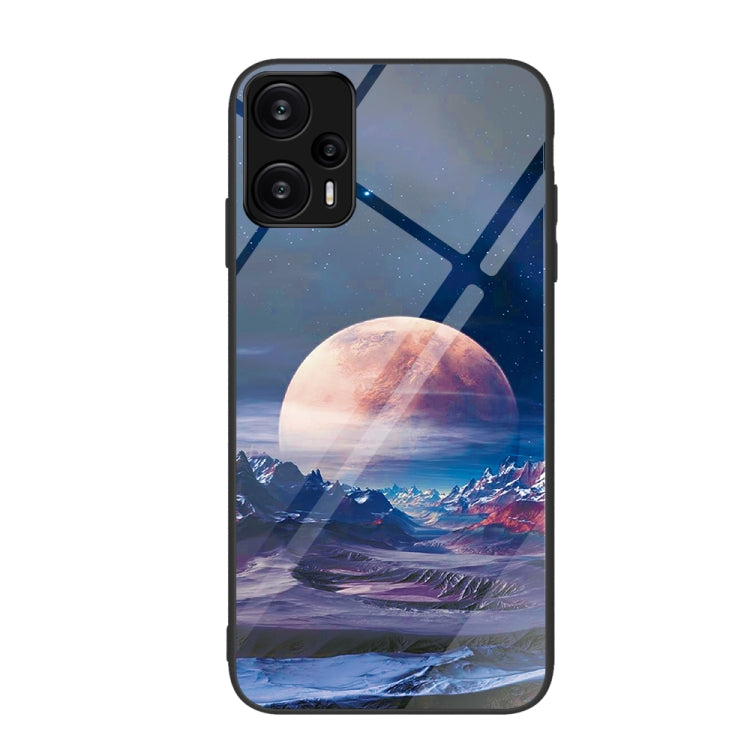เคสโทรศัพท์แก้วเพ้นท์สีสันสดใส, For Xiaomi Redmi Note 12 4G Global, For Xiaomi Redmi Note 12 Turbo