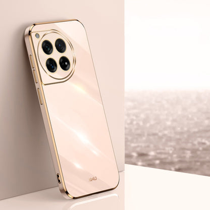 XINLI Straight Edge 6D Electroplate เคสโทรศัพท์ TPU, For OnePlus 15 5G, For OnePlus Ace 5 Ultra, For OnePlus Ace 5 Racing, For OnePlus 13T, For OnePlus Ace 3, For OnePlus 12