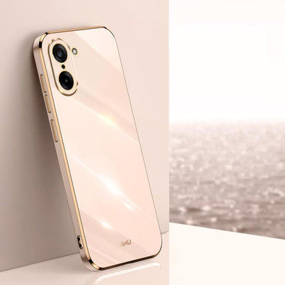 XINLI Straight Edge 6D Electroplate เคสโทรศัพท์ TPU, For OnePlus 15 5G, For OnePlus Ace 5 Ultra, For OnePlus Ace 5 Racing, For OnePlus 13T, For OnePlus Ace 3, For OnePlus 12