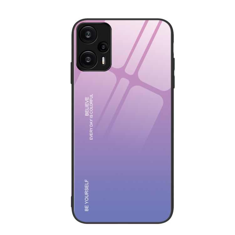 เคสโทรศัพท์กระจกไล่ระดับสี, For Xiaomi Poco F6, For Xiaomi Poco F6 Pro, For Xiaomi Redmi Note 12 4G Global, For Xiaomi Redmi Note 12 Turbo
