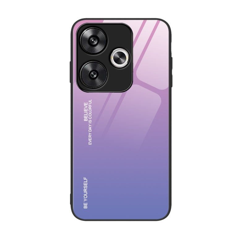 เคสโทรศัพท์กระจกไล่ระดับสี, For Xiaomi Poco F6, For Xiaomi Poco F6 Pro, For Xiaomi Redmi Note 12 4G Global, For Xiaomi Redmi Note 12 Turbo