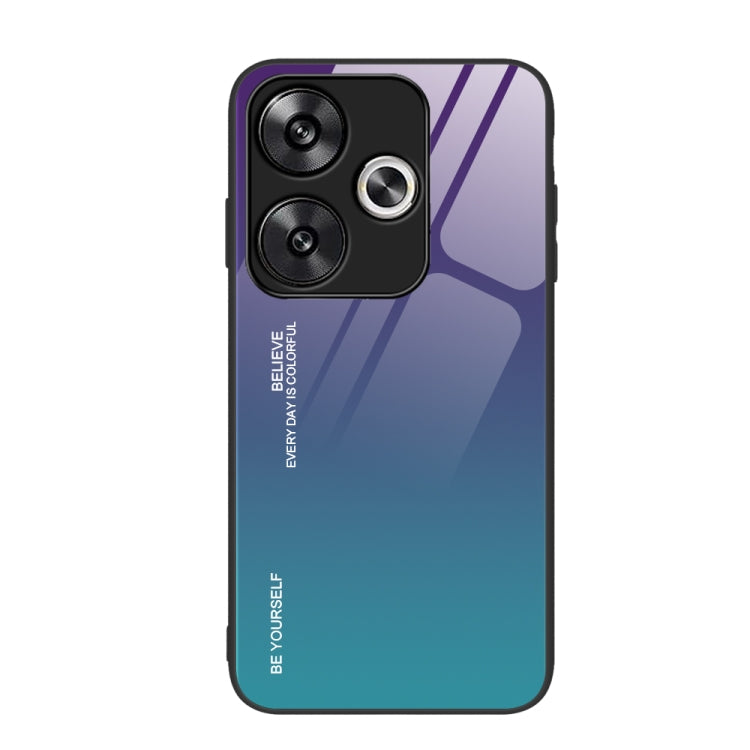 เคสโทรศัพท์กระจกไล่ระดับสี, For Xiaomi Poco F6, For Xiaomi Poco F6 Pro, For Xiaomi Redmi Note 12 4G Global, For Xiaomi Redmi Note 12 Turbo