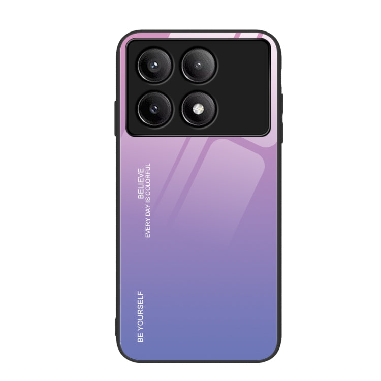 เคสโทรศัพท์กระจกไล่ระดับสี, For Xiaomi Poco F6, For Xiaomi Poco F6 Pro, For Xiaomi Redmi Note 12 4G Global, For Xiaomi Redmi Note 12 Turbo