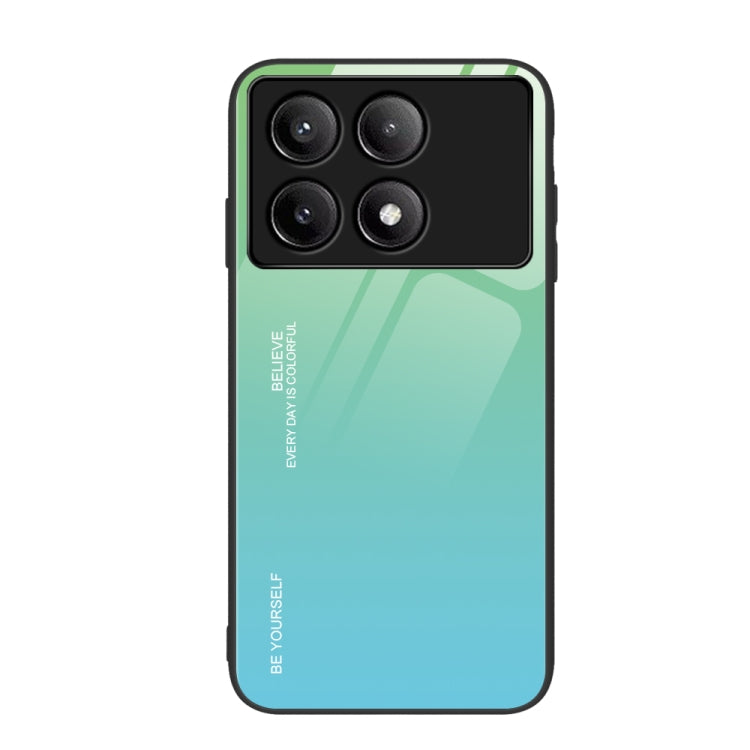 เคสโทรศัพท์กระจกไล่ระดับสี, For Xiaomi Poco F6, For Xiaomi Poco F6 Pro, For Xiaomi Redmi Note 12 4G Global, For Xiaomi Redmi Note 12 Turbo