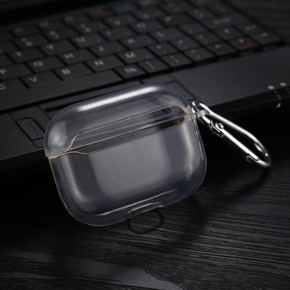 เคสป้องกันหูฟัง TPU ใสแบบใสพร้อมตะขอ, For AirPods Pro TPU