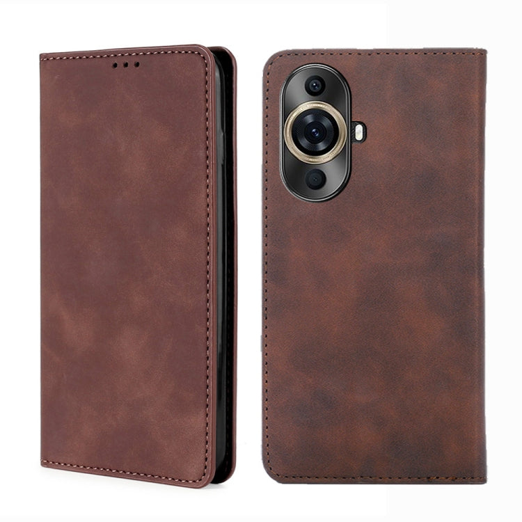 Skin Feel เคสโทรศัพท์หนังแม่เหล็ก, For Huawei Pura 70 Ultra, For Huawei nova 12i 4G, For Huawei Pura 70, For Huawei nova 12 5G, For Huawei Mate 60 Pro / Pro+, For Huawei Mate 60, For Huawei Enjoy 60 Pro / nova 11i, For Huawi Enjoy 60X                  ...