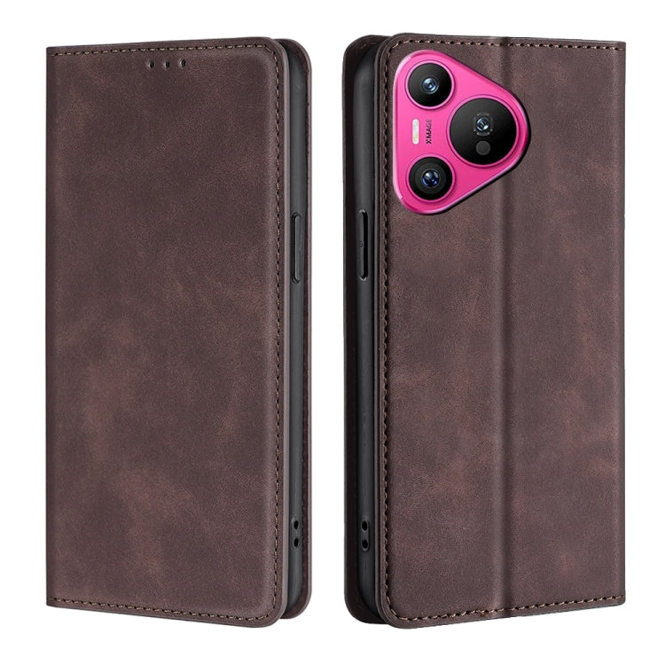 Skin Feel เคสโทรศัพท์หนังแม่เหล็ก, For Huawei Pura 70 Ultra, For Huawei nova 12i 4G, For Huawei Pura 70, For Huawei nova 12 5G, For Huawei Mate 60 Pro / Pro+, For Huawei Mate 60, For Huawei Enjoy 60 Pro / nova 11i, For Huawi Enjoy 60X                  ...
