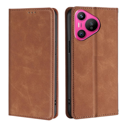 Skin Feel เคสโทรศัพท์หนังแม่เหล็ก, For Huawei Pura 70 Ultra, For Huawei nova 12i 4G, For Huawei Pura 70, For Huawei nova 12 5G, For Huawei Mate 60 Pro / Pro+, For Huawei Mate 60, For Huawei Enjoy 60 Pro / nova 11i, For Huawi Enjoy 60X                  ...