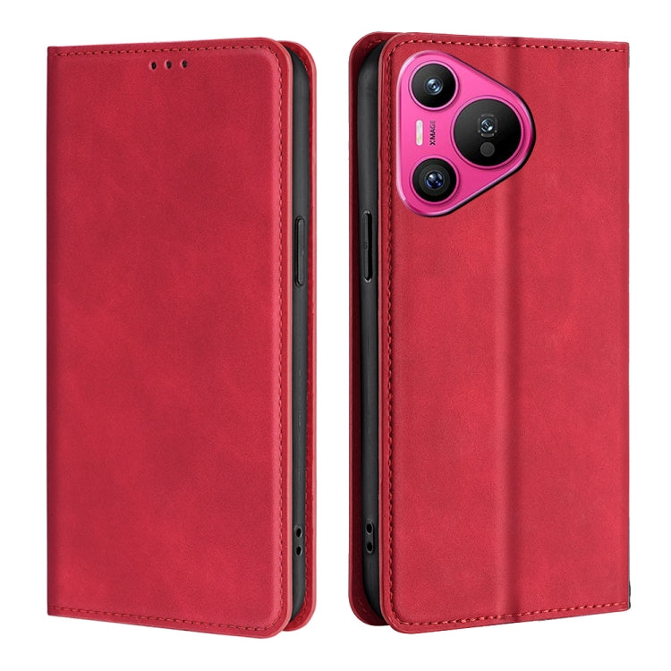 Skin Feel เคสโทรศัพท์หนังแม่เหล็ก, For Huawei Pura 70 Ultra, For Huawei nova 12i 4G, For Huawei Pura 70, For Huawei nova 12 5G, For Huawei Mate 60 Pro / Pro+, For Huawei Mate 60, For Huawei Enjoy 60 Pro / nova 11i, For Huawi Enjoy 60X                  ...
