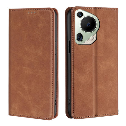 Skin Feel เคสโทรศัพท์หนังแม่เหล็ก, For Huawei Pura 70 Ultra, For Huawei nova 12i 4G, For Huawei Pura 70, For Huawei nova 12 5G, For Huawei Mate 60 Pro / Pro+, For Huawei Mate 60, For Huawei Enjoy 60 Pro / nova 11i, For Huawi Enjoy 60X                  ...