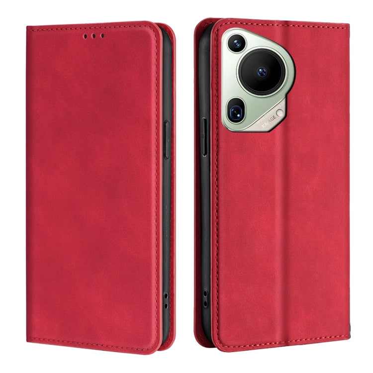 Skin Feel เคสโทรศัพท์หนังแม่เหล็ก, For Huawei Pura 70 Ultra, For Huawei nova 12i 4G, For Huawei Pura 70, For Huawei nova 12 5G, For Huawei Mate 60 Pro / Pro+, For Huawei Mate 60, For Huawei Enjoy 60 Pro / nova 11i, For Huawi Enjoy 60X                  ...
