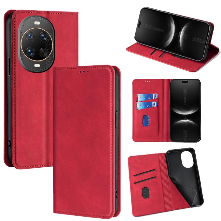 Skin Feel เคสโทรศัพท์หนังแม่เหล็ก, For Huawei nova 15 Ultra, For Huawei nova 15 Pro, For Huawei nova 15, For Huawei Mate 80 Pro Max 5G, For Huawei Mate 80 5G, For Huawei nova 14 Ultra 5G, For Huawei nova 14 Pro 5G, For Huawei nova 14 5G                ...