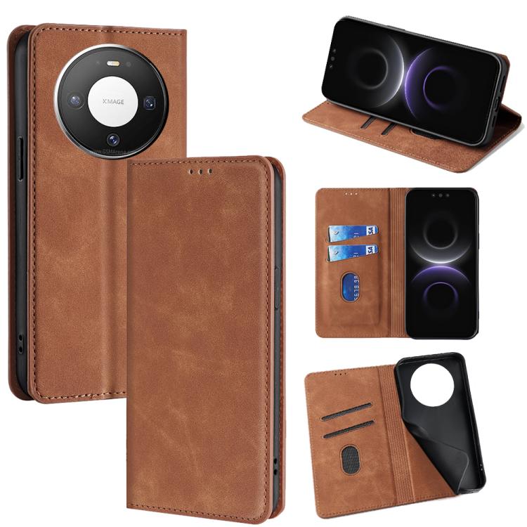 Skin Feel เคสโทรศัพท์หนังแม่เหล็ก, For Huawei nova 15 Ultra, For Huawei nova 15 Pro, For Huawei nova 15, For Huawei Mate 80 Pro Max 5G, For Huawei Mate 80 5G, For Huawei nova 14 Ultra 5G, For Huawei nova 14 Pro 5G, For Huawei nova 14 5G                ...