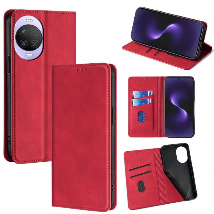 Skin Feel เคสโทรศัพท์หนังแม่เหล็ก, For Huawei nova 15 Ultra, For Huawei nova 15 Pro, For Huawei nova 15, For Huawei Mate 80 Pro Max 5G, For Huawei Mate 80 5G, For Huawei nova 14 Ultra 5G, For Huawei nova 14 Pro 5G, For Huawei nova 14 5G                ...