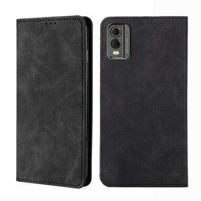 Skin Feel เคสโทรศัพท์หนังแม่เหล็ก, For Nokia C12, For Nokia G42 5G, For Nokia C22, For Nokia C32, For Nokia G11 Plus, For Nokia C300 4G US Version, For Nokia C110 4G, For Nokia C02 TA-1522