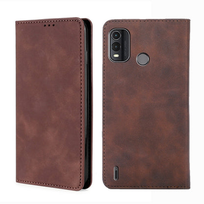 Skin Feel เคสโทรศัพท์หนังแม่เหล็ก, For Nokia C12, For Nokia G42 5G, For Nokia C22, For Nokia C32, For Nokia G11 Plus, For Nokia C300 4G US Version, For Nokia C110 4G, For Nokia C02 TA-1522