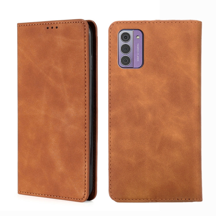 Skin Feel เคสโทรศัพท์หนังแม่เหล็ก, For Nokia C12, For Nokia G42 5G, For Nokia C22, For Nokia C32, For Nokia G11 Plus, For Nokia C300 4G US Version, For Nokia C110 4G, For Nokia C02 TA-1522