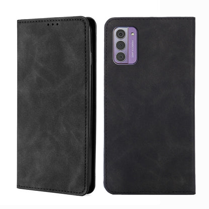 Skin Feel เคสโทรศัพท์หนังแม่เหล็ก, For Nokia C12, For Nokia G42 5G, For Nokia C22, For Nokia C32, For Nokia G11 Plus, For Nokia C300 4G US Version, For Nokia C110 4G, For Nokia C02 TA-1522