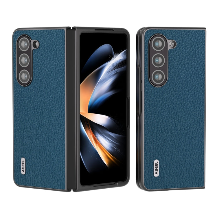 ABEEL เคสโทรศัพท์หนังแท้ลายลิ้นจี่, For Samsung Galaxy Z Flip6 / Flip7 FE, For Samsung Galaxy Z Fold6, For Samsung Galaxy S24 Ultra 5G, For Samsung Galaxy S23 FE 5G, For Samsung Galaxy Z Fold5, For Samsung Galaxy Z Flip5