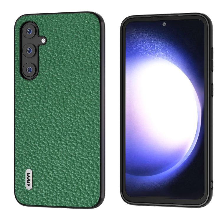 ABEEL เคสโทรศัพท์หนังแท้ลายลิ้นจี่, For Samsung Galaxy Z Flip6 / Flip7 FE, For Samsung Galaxy Z Fold6, For Samsung Galaxy S24 Ultra 5G, For Samsung Galaxy S23 FE 5G, For Samsung Galaxy Z Fold5, For Samsung Galaxy Z Flip5