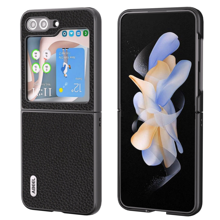 ABEEL เคสโทรศัพท์หนังแท้ลายลิ้นจี่, For Samsung Galaxy Z Flip6 / Flip7 FE, For Samsung Galaxy Z Fold6, For Samsung Galaxy S24 Ultra 5G, For Samsung Galaxy S23 FE 5G, For Samsung Galaxy Z Fold5, For Samsung Galaxy Z Flip5