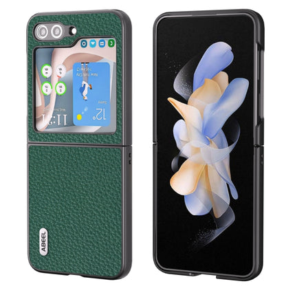 ABEEL เคสโทรศัพท์หนังแท้ลายลิ้นจี่, For Samsung Galaxy Z Flip6 / Flip7 FE, For Samsung Galaxy Z Fold6, For Samsung Galaxy S24 Ultra 5G, For Samsung Galaxy S23 FE 5G, For Samsung Galaxy Z Fold5, For Samsung Galaxy Z Flip5