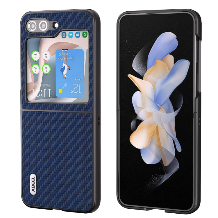 เคสโทรศัพท์ป้องกันพื้นผิวคาร์บอนไฟเบอร์ ABEEL, For Samsung Galaxy Z Flip5