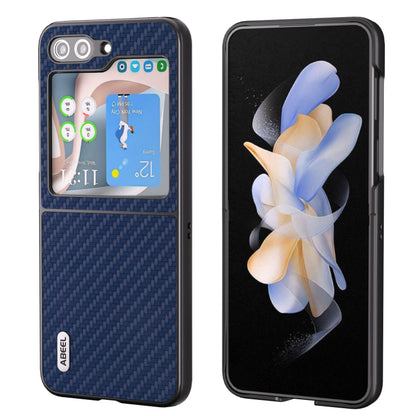 เคสโทรศัพท์ป้องกันพื้นผิวคาร์บอนไฟเบอร์ ABEEL, For Samsung Galaxy Z Flip5
