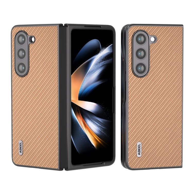 เคสโทรศัพท์ป้องกันพื้นผิวคาร์บอนไฟเบอร์ ABEEL, For Samsung Galaxy Z Fold Special, For Samsung Galaxy Z Flip6 / Flip7 FE, For Samsung Galaxy Z Fold6, For Samsung Galaxy A05, For Samsung Galaxy S23 FE 5G, For Samsung Galaxy Z Fold5