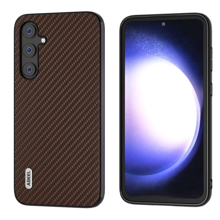 เคสโทรศัพท์ป้องกันพื้นผิวคาร์บอนไฟเบอร์ ABEEL, For Samsung Galaxy Z Fold Special, For Samsung Galaxy Z Flip6 / Flip7 FE, For Samsung Galaxy Z Fold6, For Samsung Galaxy A05, For Samsung Galaxy S23 FE 5G, For Samsung Galaxy Z Fold5