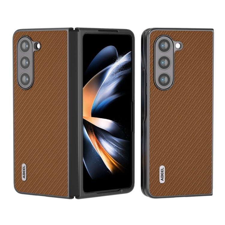 เคสโทรศัพท์ป้องกันพื้นผิวคาร์บอนไฟเบอร์ ABEEL, For Samsung Galaxy Z Fold Special, For Samsung Galaxy Z Flip6 / Flip7 FE, For Samsung Galaxy Z Fold6, For Samsung Galaxy A05, For Samsung Galaxy S23 FE 5G, For Samsung Galaxy Z Fold5