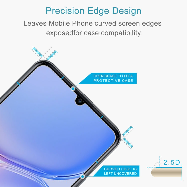 50 ชิ้น 0.26 มม. 9H 2.5D ฟิล์มกระจกนิรภัย, For Huawei nova Y71 (50 PCS), For Huawei Enjoy 60 Pro (50 PCS)