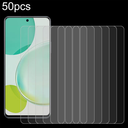 50 ชิ้น 0.26 มม. 9H 2.5D ฟิล์มกระจกนิรภัย, For Huawei nova Y71 (50 PCS), For Huawei Enjoy 60 Pro (50 PCS)