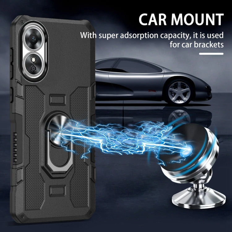 เคสโทรศัพท์ไฮบริดเกราะผู้ถือแหวน, For OPPO A17