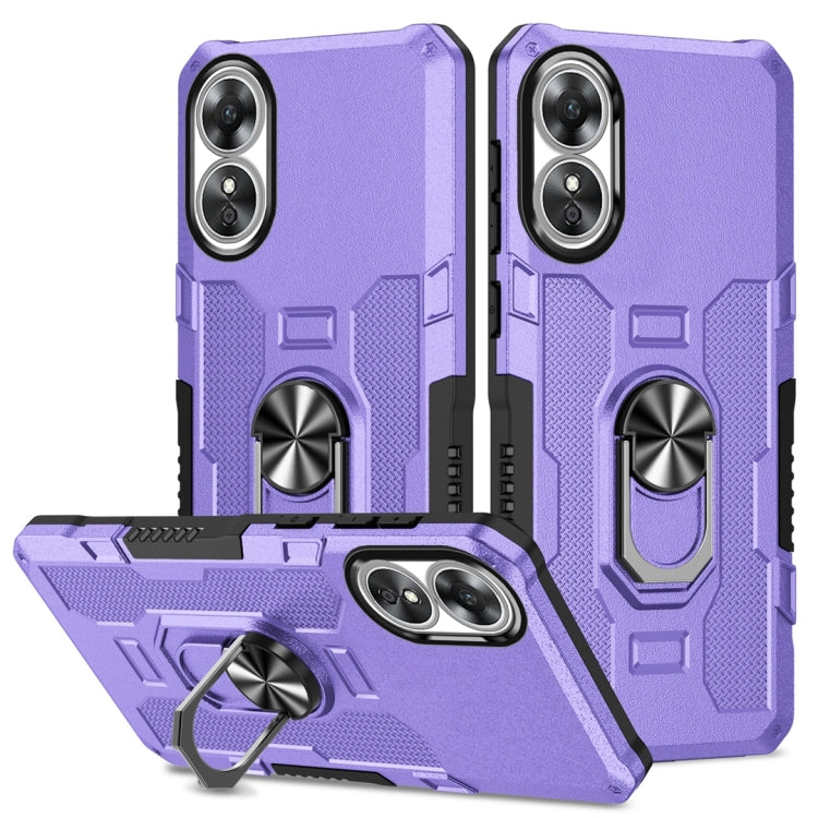 เคสโทรศัพท์ไฮบริดเกราะผู้ถือแหวน, For OPPO A17