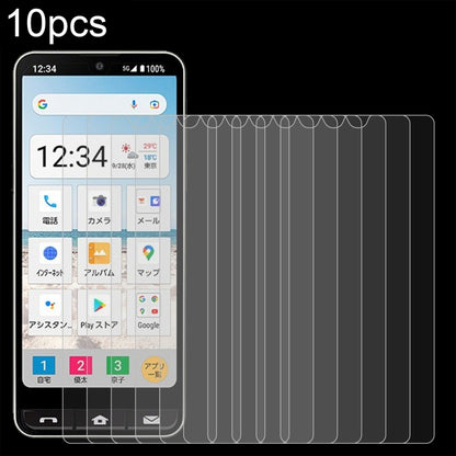 10 ชิ้น 0.26 มม. 9H 2.5D ฟิล์มกระจกนิรภัย, For Sharp Aquos wish6, For Sharp Aquos R11, For Sharp Aquos Sense10, For Sharp Basio Active2, For Sharp Aquos wish5, For Sharp Basio Active3, For Sharp Aquos Sense9 Plus, For Sharp Aquos Sense9                ...
