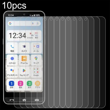 10 ชิ้น 0.26 มม. 9H 2.5D ฟิล์มกระจกนิรภัย, For Sharp Aquos wish6, For Sharp Aquos R11, For Sharp Aquos Sense10, For Sharp Basio Active2, For Sharp Aquos wish5, For Sharp Basio Active3, For Sharp Aquos Sense9 Plus, For Sharp Aquos Sense9                ...