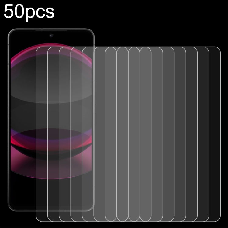 50 ชิ้น 0.26 มม. 9H 2.5D ฟิล์มกระจกนิรภัย, For Sharp Aquos wish6, For Sharp Aquos R11, For Sharp Aquos Sense10, For Sharp Basio Active2, For Sharp Aquos wish5, For Sharp Basio Active3, For Sharp Aquos Sense9 Plus, For Sharp Aquos Sense9                ...