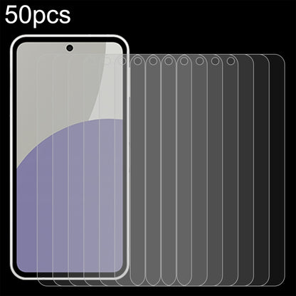 50 ชิ้น 0.26 มม. 9H 2.5D ฟิล์มกระจกนิรภัย, For Sharp Aquos wish6, For Sharp Aquos R11, For Sharp Aquos Sense10, For Sharp Basio Active2, For Sharp Aquos wish5, For Sharp Basio Active3, For Sharp Aquos Sense9 Plus, For Sharp Aquos Sense9                ...
