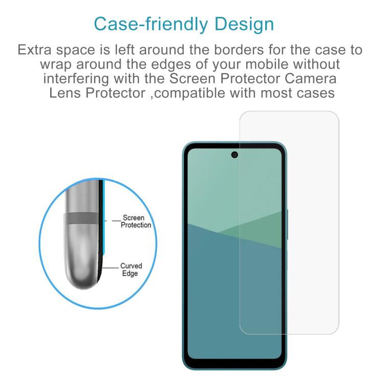 50 ชิ้น 0.26 มม. 9H 2.5D ฟิล์มกระจกนิรภัย, For Sharp Aquos wish6, For Sharp Aquos R11, For Sharp Aquos Sense10, For Sharp Basio Active2, For Sharp Aquos wish5, For Sharp Basio Active3, For Sharp Aquos Sense9 Plus, For Sharp Aquos Sense9                ...